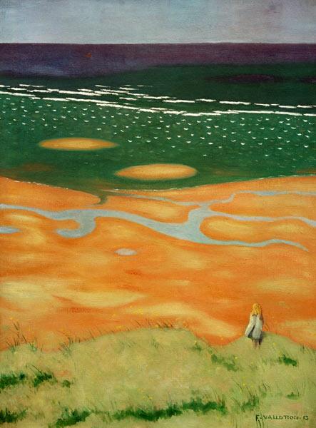 F.Vallotton, Flut bei Houlgate