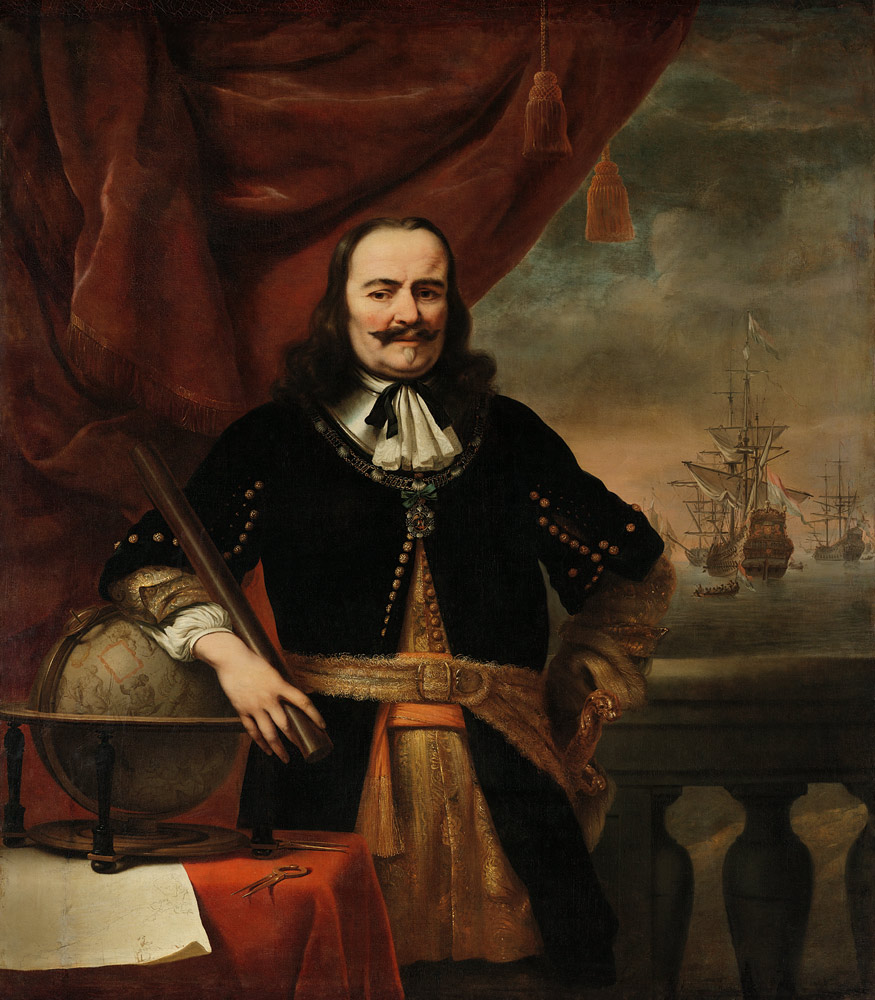 Michiel de Ruyter als Admiralsleutnant od Ferdinand Bol