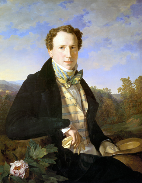 Self portrait od Ferdinand Georg Waldmüller