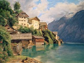 Ansicht von Hallstatt /Gem.v.Waldmüller