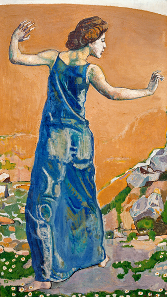 Woman with arms outstretched od Ferdinand Hodler