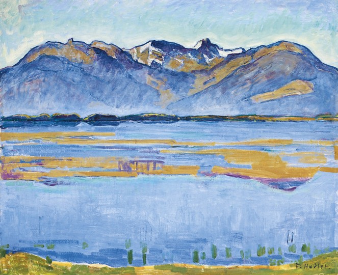 Montana landscape with Becs de Bosson and Vallon de Réchy od Ferdinand Hodler