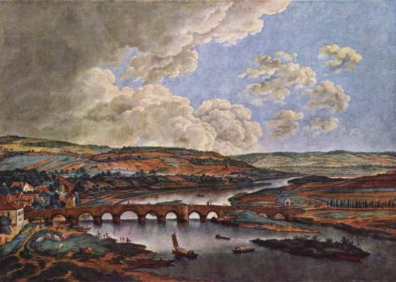 Mainbrücke od Ferdinand Kobell