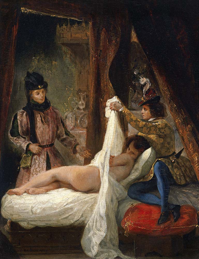 The Duke of Orléans showing his Lover od Ferdinand Victor Eugène Delacroix