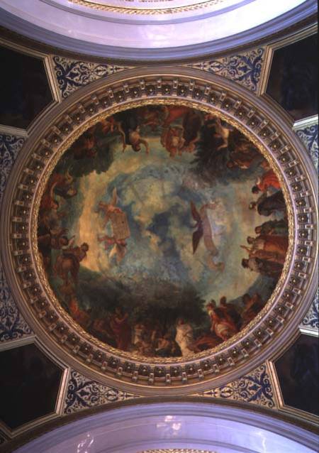 Aurora, ceiling painting possibly from the Library od Ferdinand Victor Eugène Delacroix