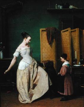 Woman at her Toilet