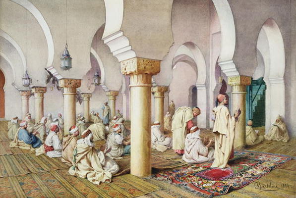 At Prayer in the Mosque, 1884 od Filipo or Frederico Bartolini