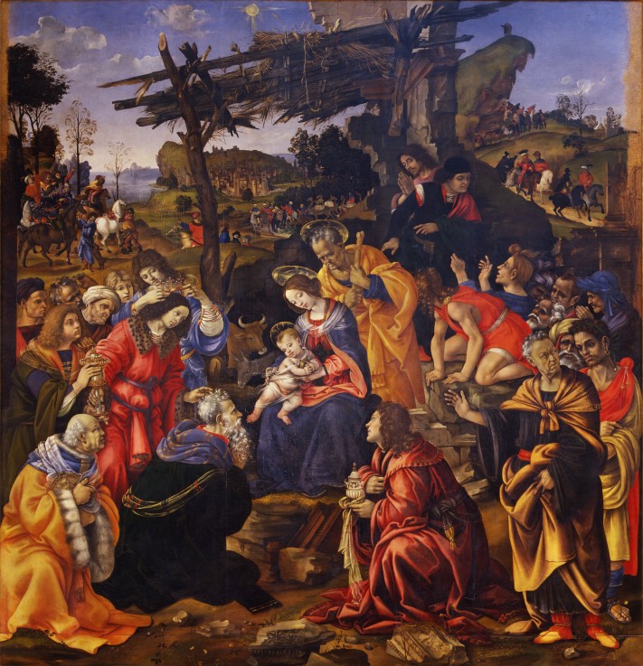 The Adoration of the Magi od Filippino Lippi
