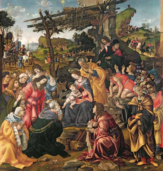 The Adoration of the Magi od Filippino Lippi