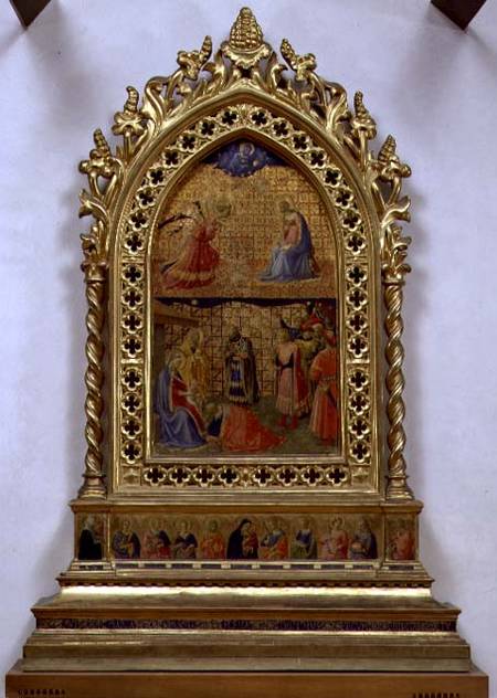 The Annunciation and the Adoration of the Magi od Fra Beato Angelico