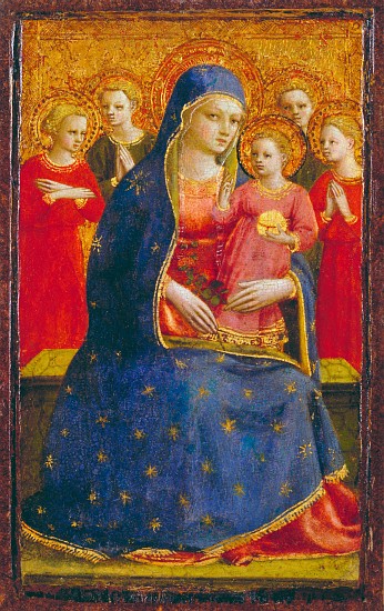 Madonna and Child with Angels od Fra Beato Angelico