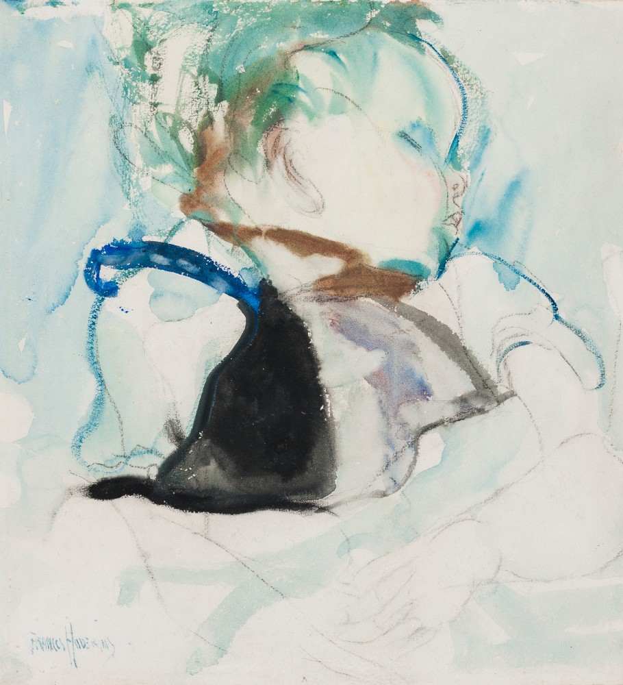 Sleeping Baby od Frances Hodgkins