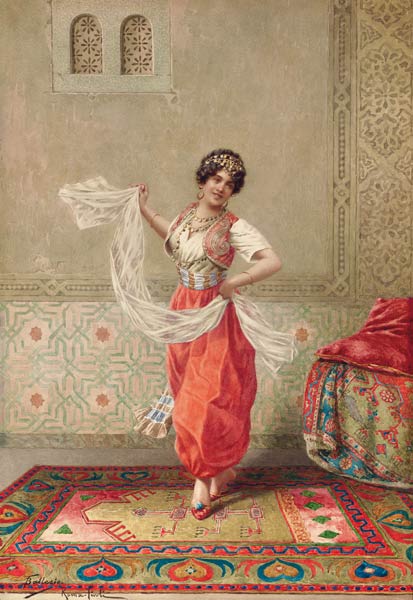 Orientalische Tänzerin. od Francesco Ballesio