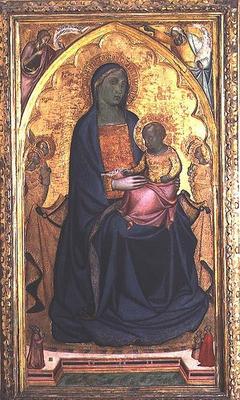 Madonna and Child Enthroned