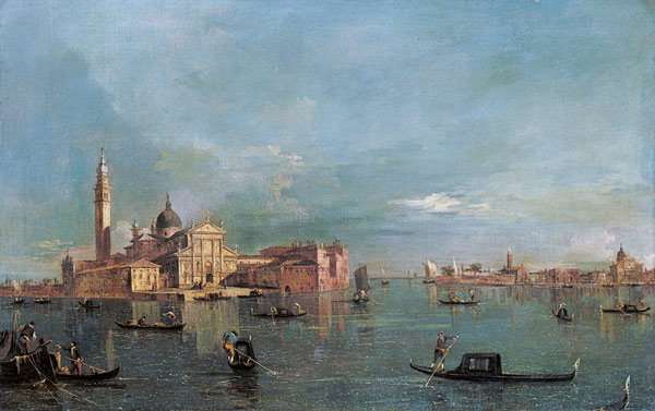 Bacino di San Marco with view on San Giorgio Maggiore, Venice od Francesco Guardi