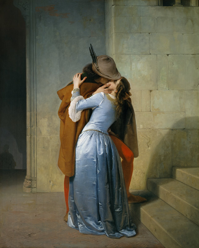 polibek od Francesco Hayez