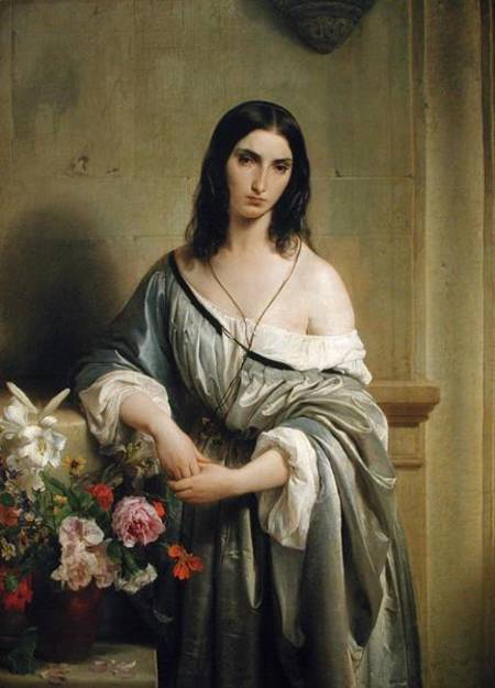 Melancholic Thoughts od Francesco Hayez