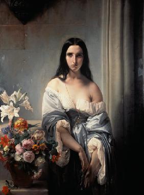 F.Hayez / Melancholic Thought / 1842