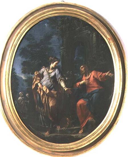 Christ and the Woman of Samaria od Francesco Monti