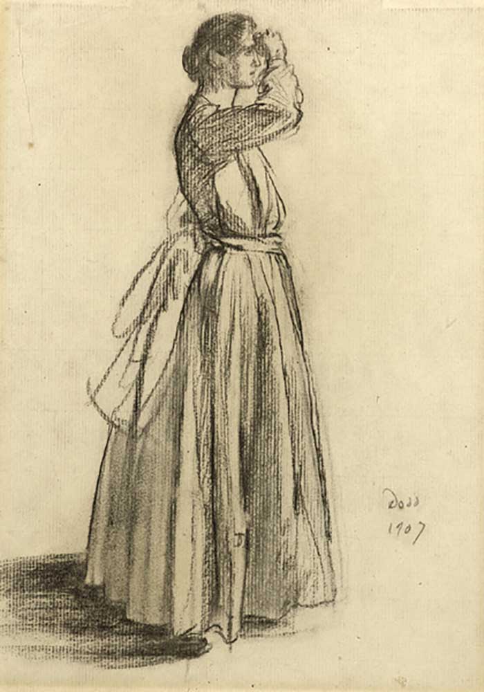 Study of a Woman, 1907 od Francis Dodd