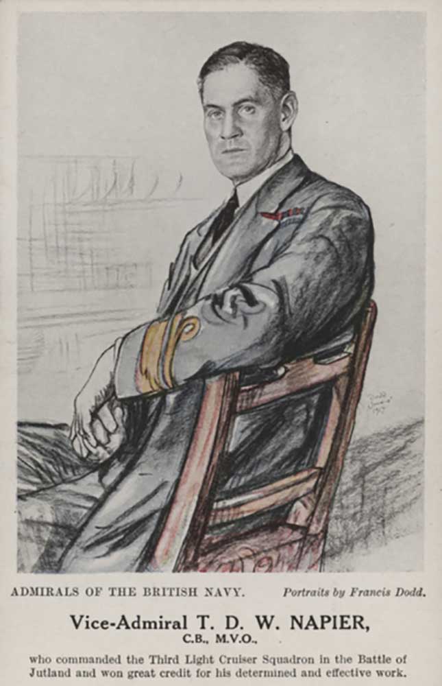 Vice-Admiral T D W Napier od Francis Dodd