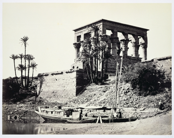 Kiosk of Trajan, Philae, Egypt, 1858 (b/w photo)  od Francis Frith