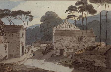 Ambleside at the Head of Lake Windermere od Francis Towne