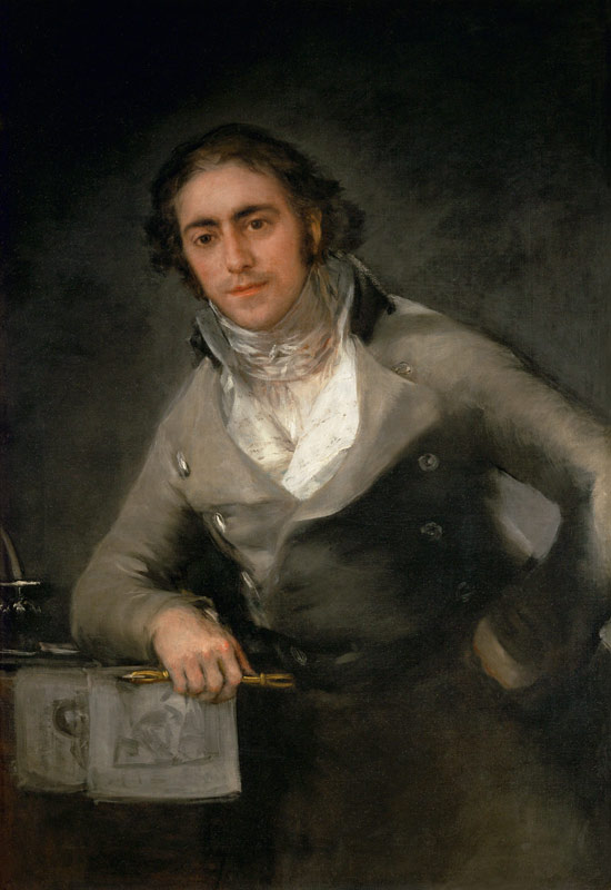 Portrait of a man presumed to be Don Evaristo Perez de Castro od Francisco José de Goya