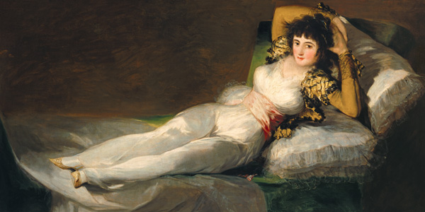 The dressed Maja od Francisco José de Goya