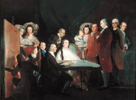 The Family of the Infante Don Luis de Borbon od Francisco José de Goya