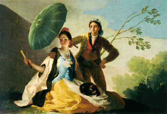 The Parasol od Francisco José de Goya
