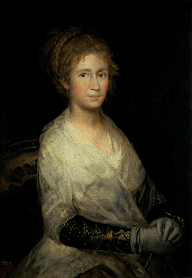 Portrait thought to be Josepha Bayeu (d.1812) the Artist's Wife od Francisco José de Goya