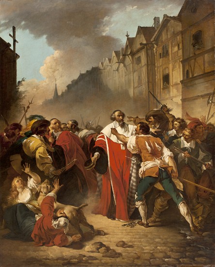 President Mole Manhandled by Insurgents, 1778/79 od Francois André Vincent