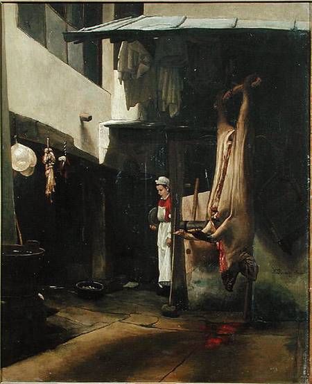 The Butcher od François Bonvin