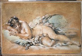 Sleeping young woman