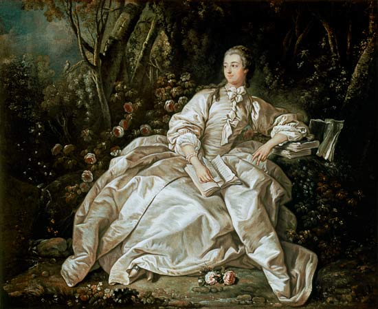 Madame de Pompadour (1721-64) od François Boucher