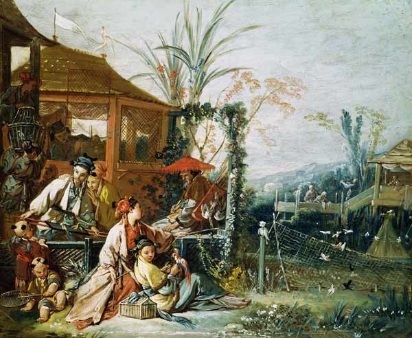The Chinese Hunt od François Boucher