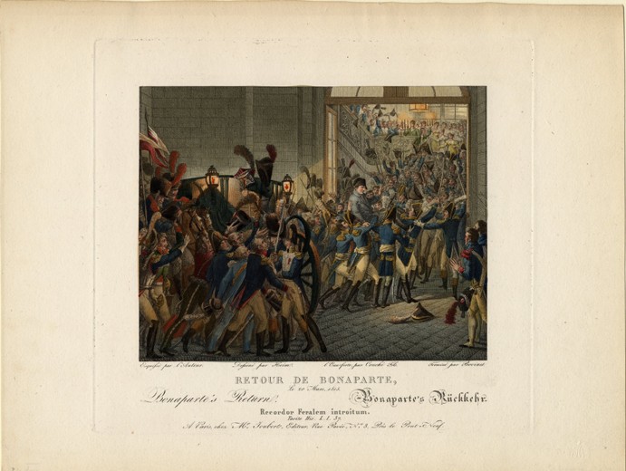 Napoleon Returning from the Island of Elba od François-Joseph Heim