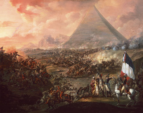 Battle of Pyramids od Francois Louis Joseph Watteau