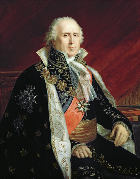 Charles-Francois Lebrun (1739-1824) Duke of Plaisance in the Costume of the Archtreasurer of the Emp od François Pascal Simon Gérard