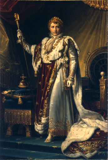 Napoleon im Kroenungsornat od François Pascal Simon Gérard