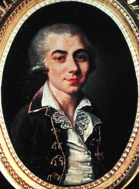 Portrait of Andre Chenier (1762-94) od Francois Thomise
