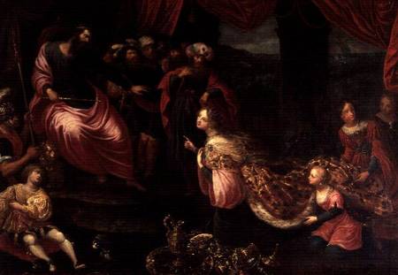 King Solomon and the Queen of Sheba od Frans Francken d. J.
