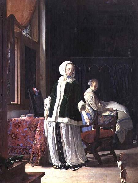 The Morning Toilet of a Young Lady od Frans van d.Ä Mieris