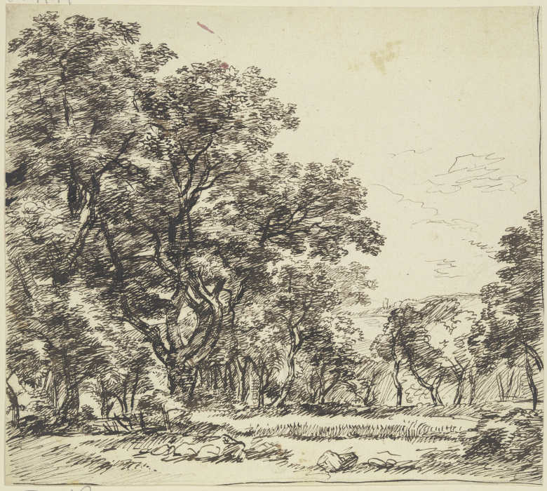 Landscape full of trees od Franz Innocenz Josef Kobell