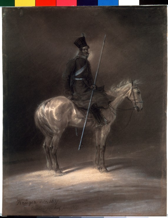 Cossack on horseback od Franz Krüger