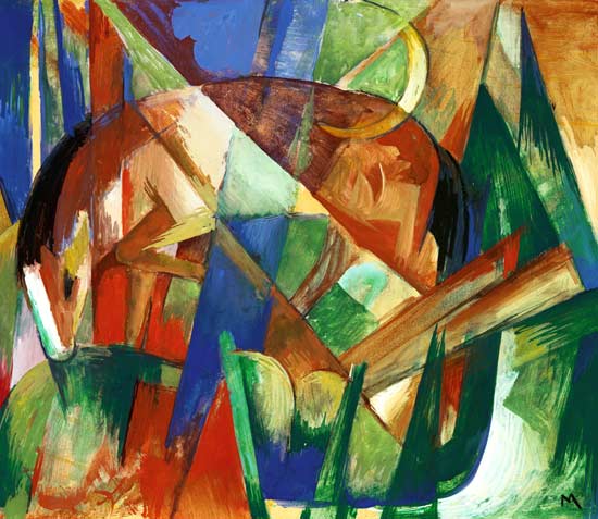 Mythical creature II. (horse) od Franz Marc