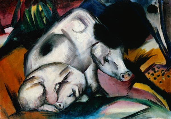 Pigs od Franz Marc