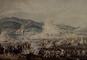 The battle of Kulm. od Franz von Habermann
