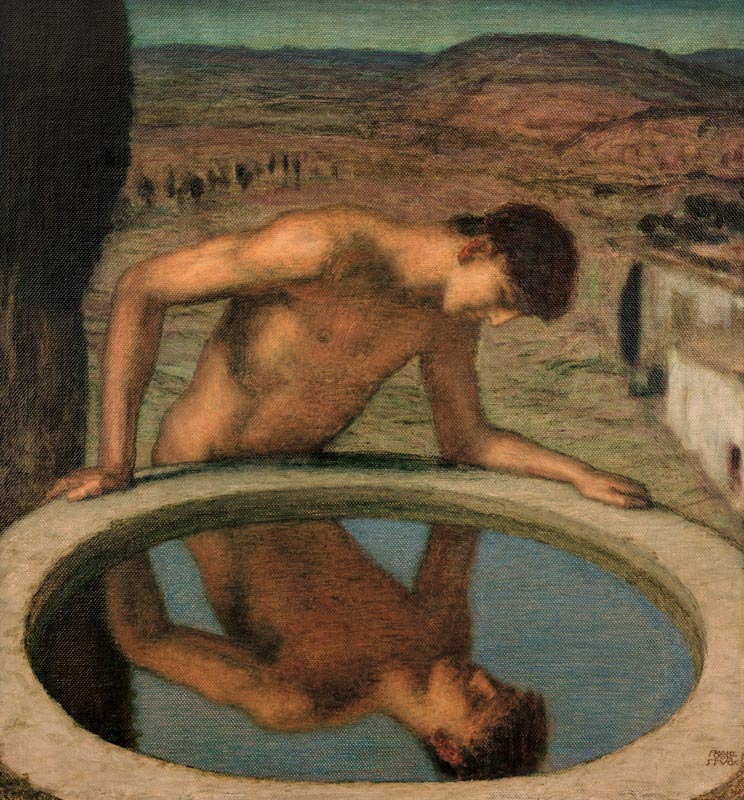 v.Stuck / Narcissus / c.1926 od Franz von Stuck